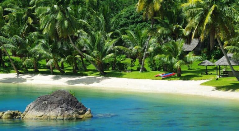 Une plage de l'île Sainte-Marie