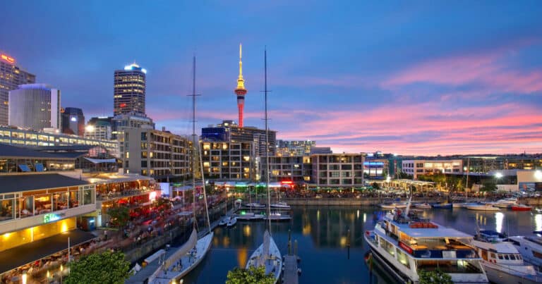 Illustration en image de Auckland
