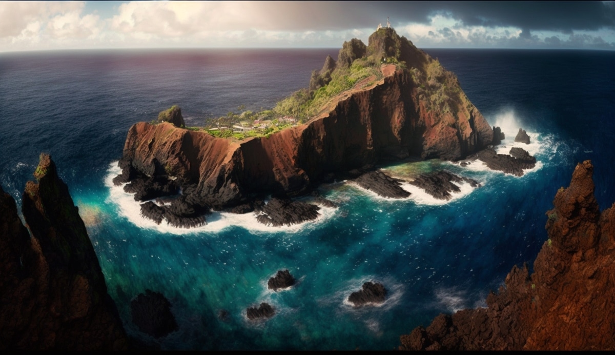 Illustration en image des îles Pitcairn