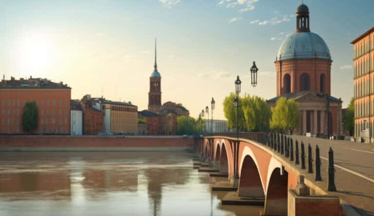 Illustration en image de la ville de Toulouse