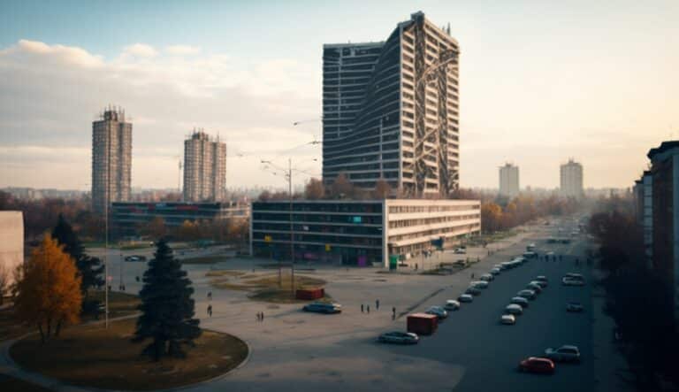 Illustration en image du centre-ville de Krasnodar