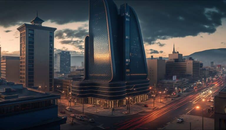 Illustration en image du centre-ville de Oulan-Bator