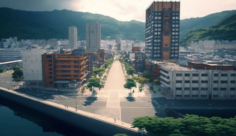 Illustration en image de la ville de Kytakyushu