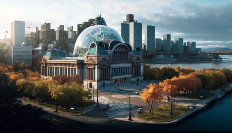 Illustration en image de la ville de Montréal