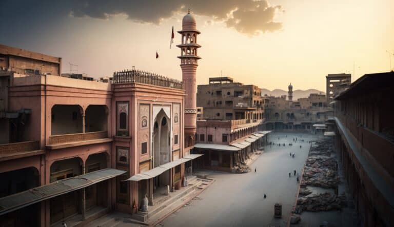 Illustration en image de la ville de Peshawar