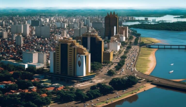 Illustration en image de la ville de Porto Alegre