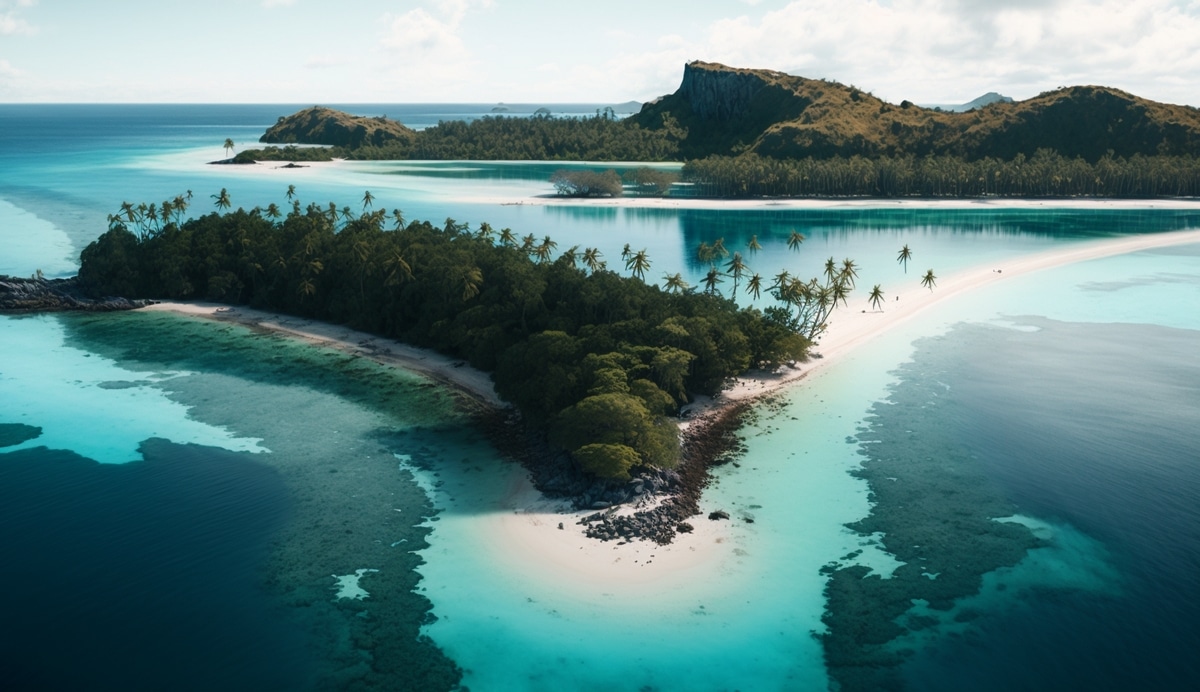 Illustration en image des îles Fidji