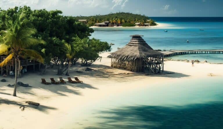 Illustration en image de la plage d'Honduras