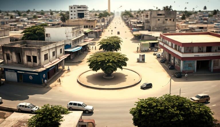 Illustration en image de la ville de Cotonou