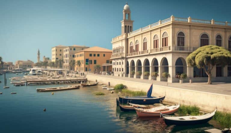 Illustration en image de la magnifique ville de Bari