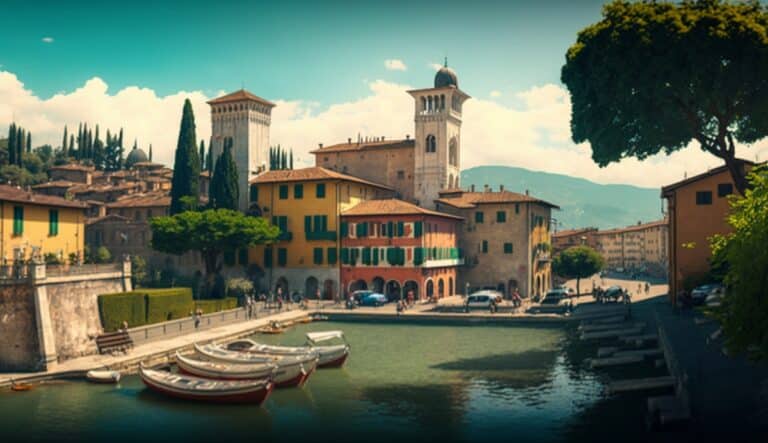 Illustration en image de la magnifique ville de Brescia