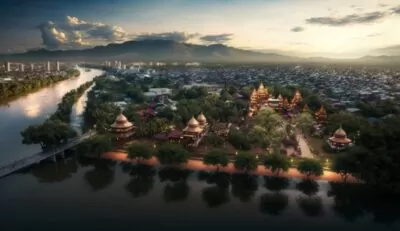 Illustration en image de la magnifique ville de Chiang Mai