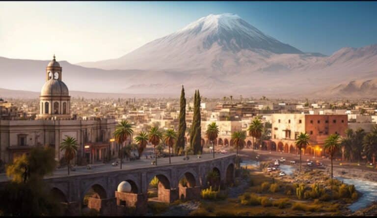 Illustration en image de la ville d'Arequipa