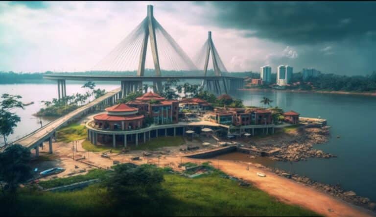 Illustration en image de la ville de Batam