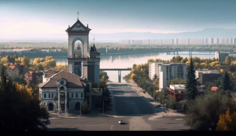 Illustration en image de la ville de Voronej