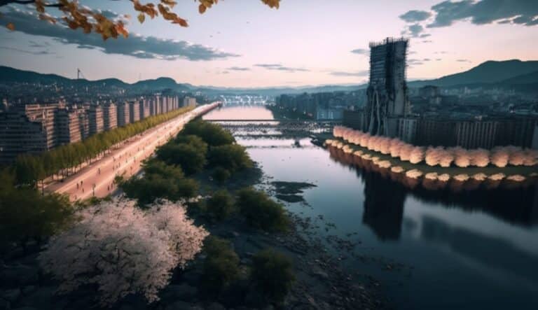 Illustration en image de la ville de Xinyang