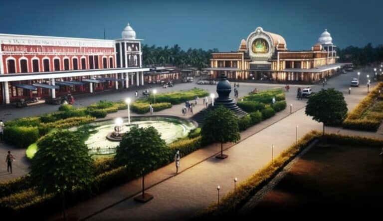 Illustration en image du centre-ville d'Asansol