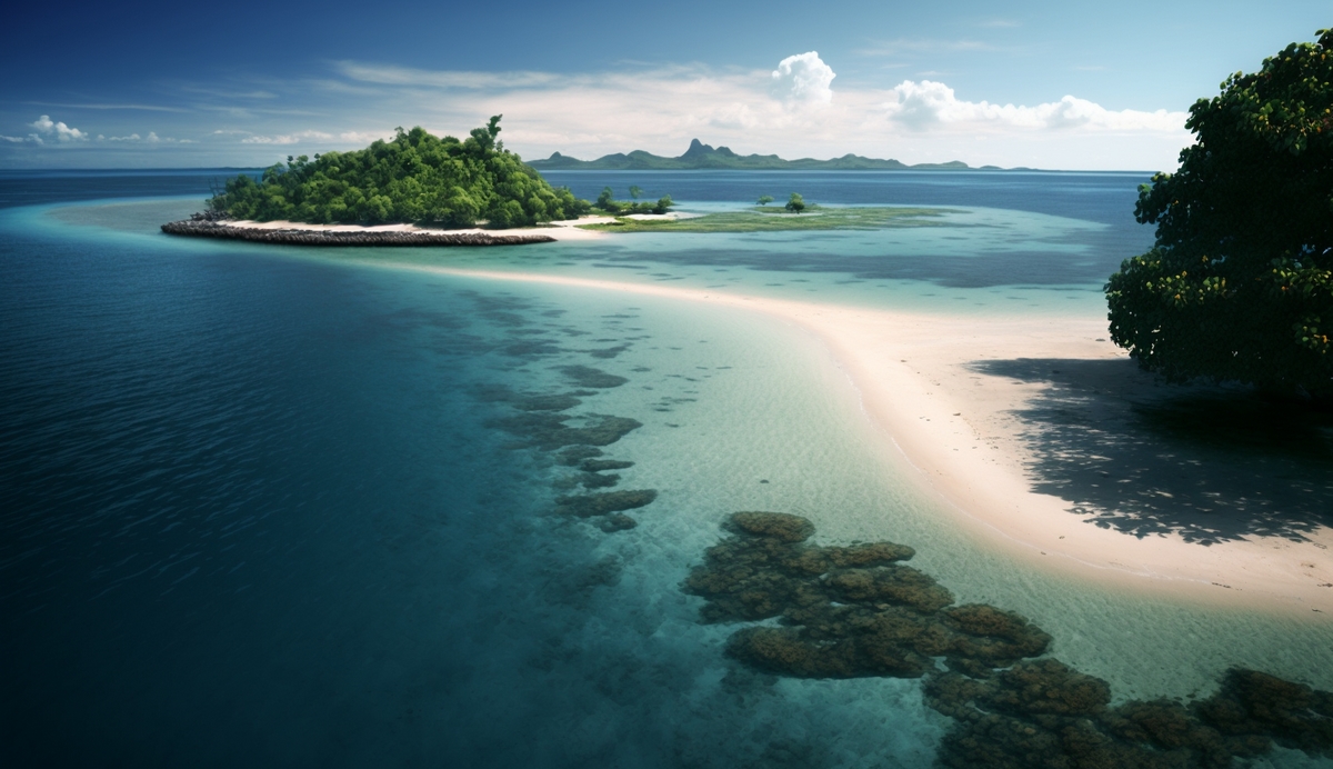 Illustration en image des îles Marshall 