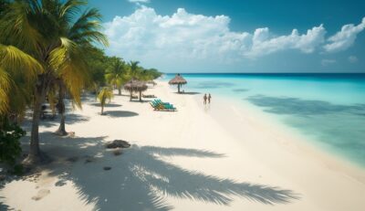 Illustration en image de la plage de Jamaïque