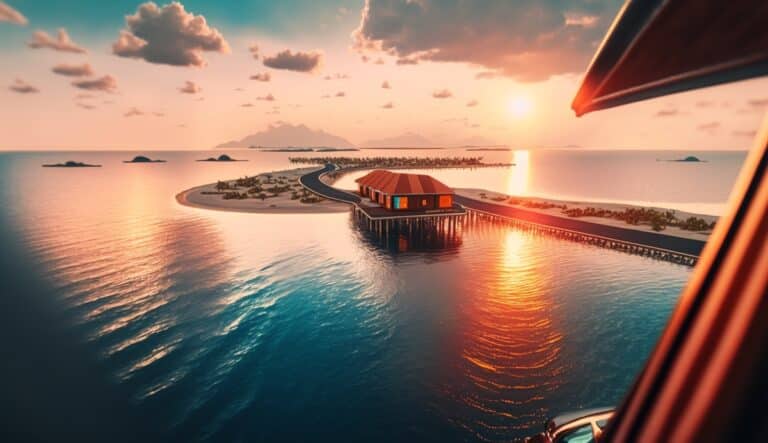 Illustration en image d'une destination de voyage