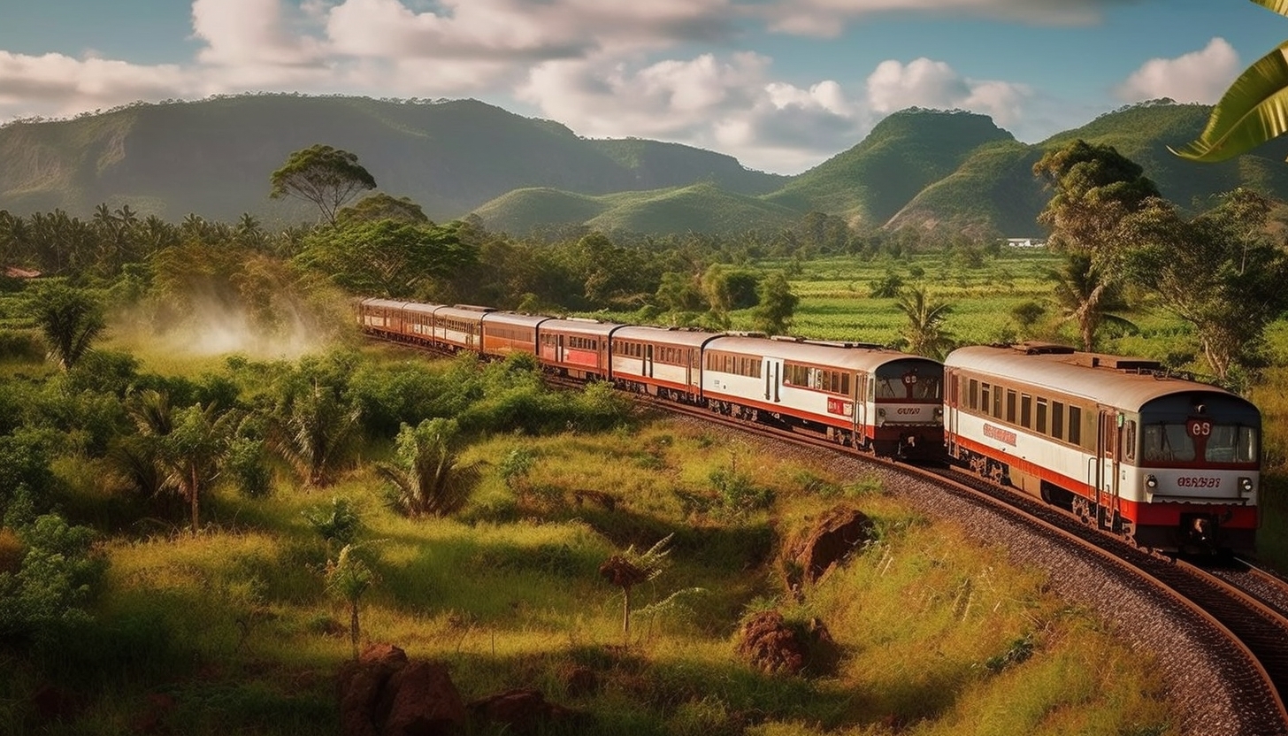 Illustration en image de la ligne ferroviaire cote-est