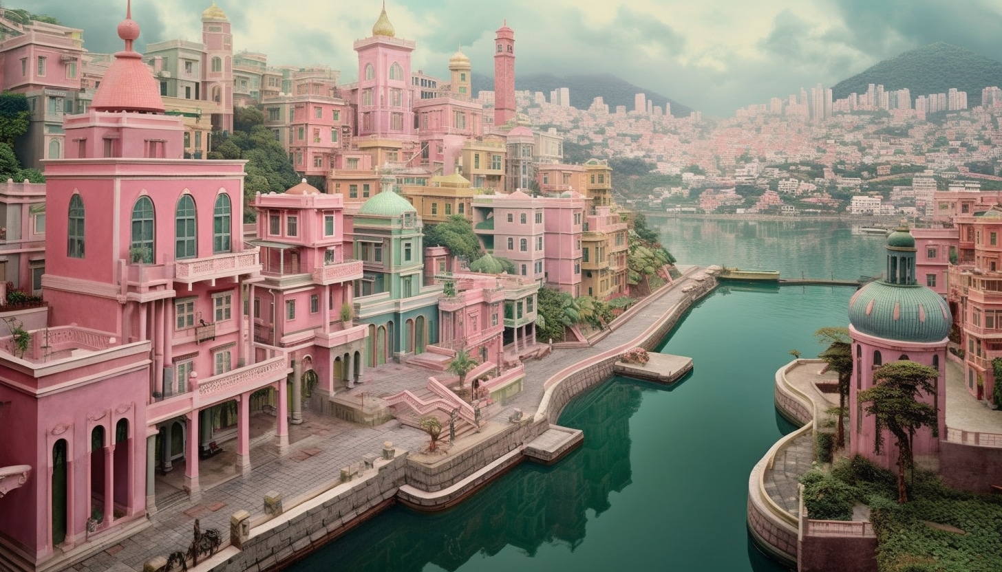 Illustration en image de la ville de Macao