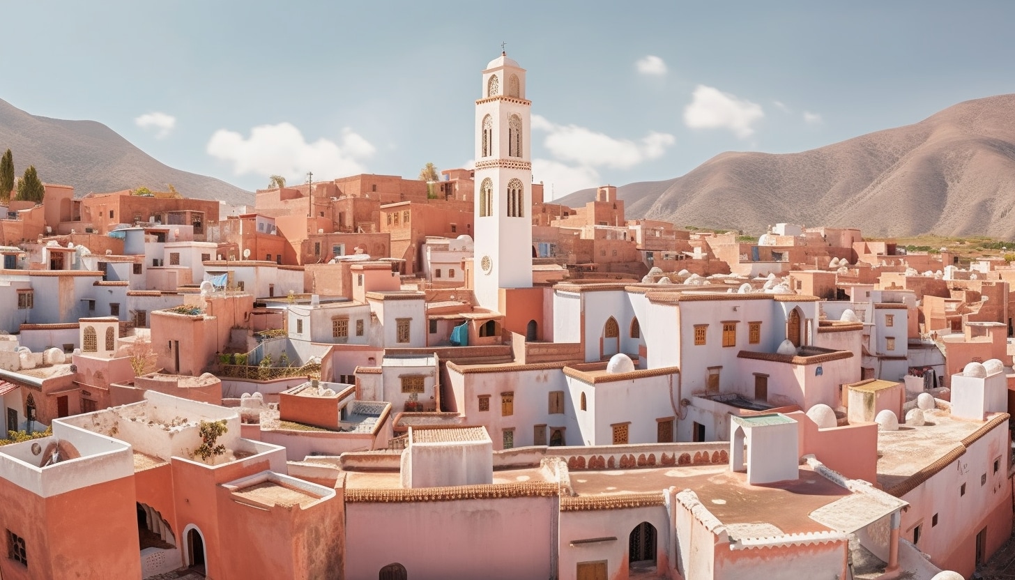 Illustration en image de la ville de Maroc