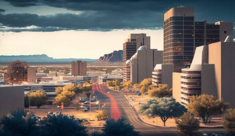 Illustration en image de la ville d'Albuquerque