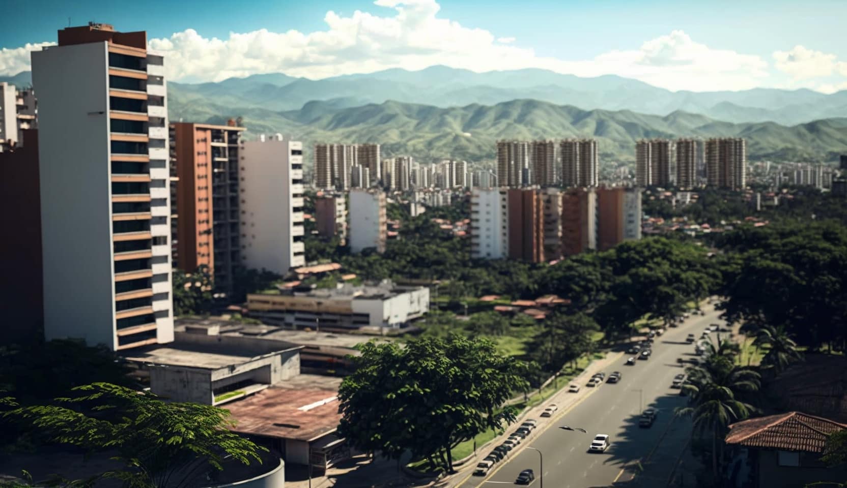 Illustration en image de la ville de Bucaramanga