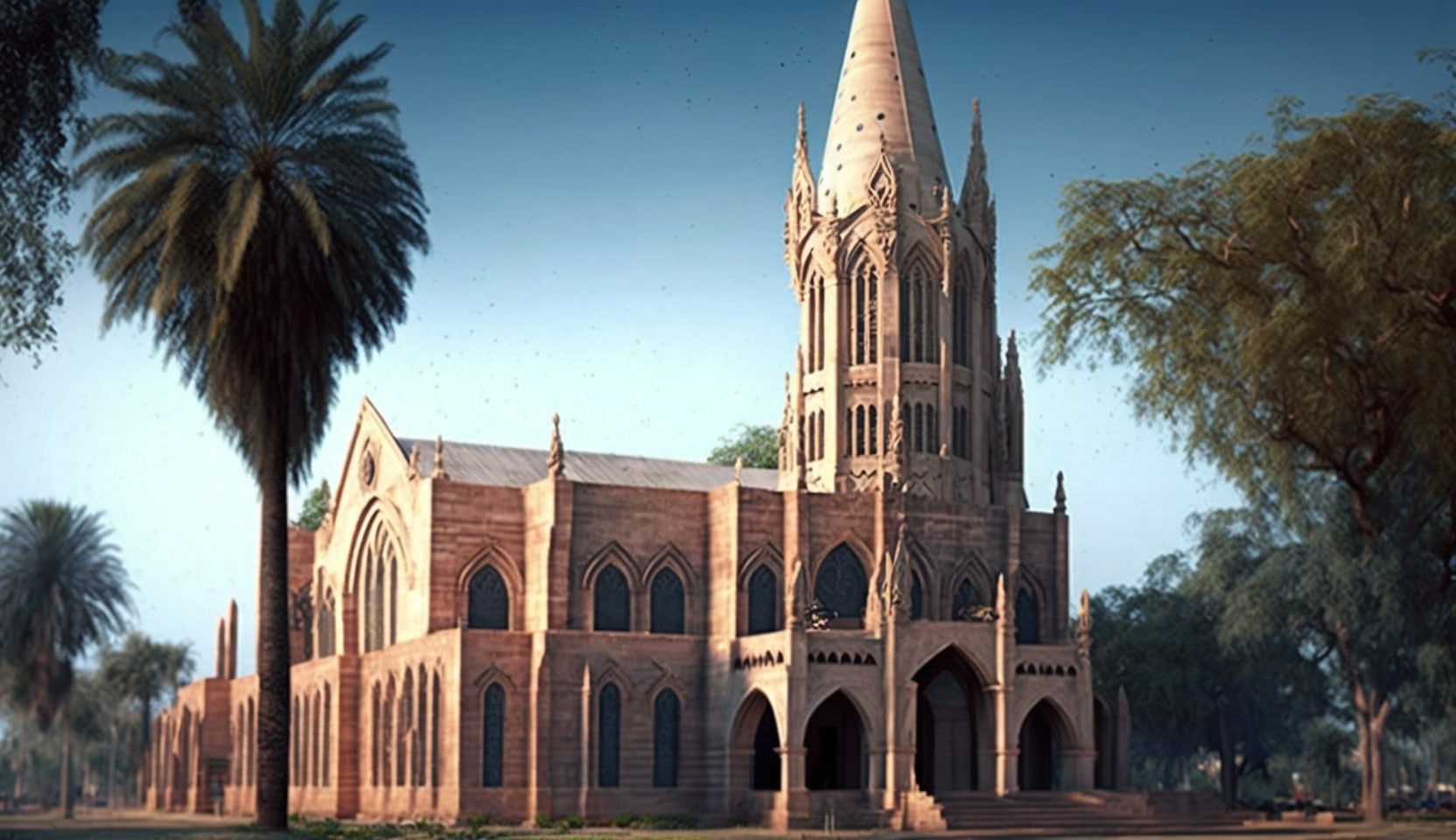 Illustration en image de la Cathédrale Saint-Esprit à Sialkot