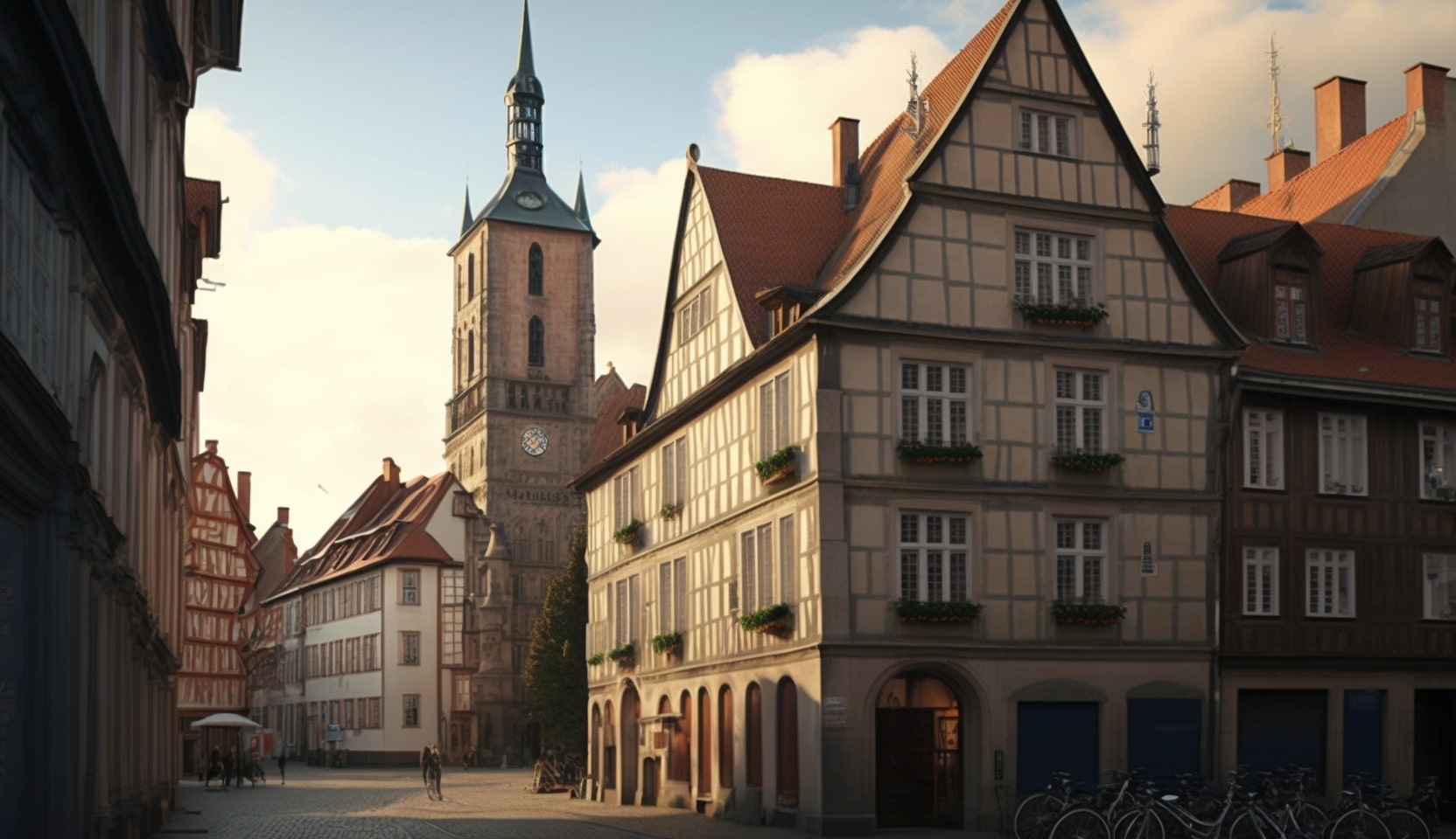 Illustration en image de la ville de Hanovre