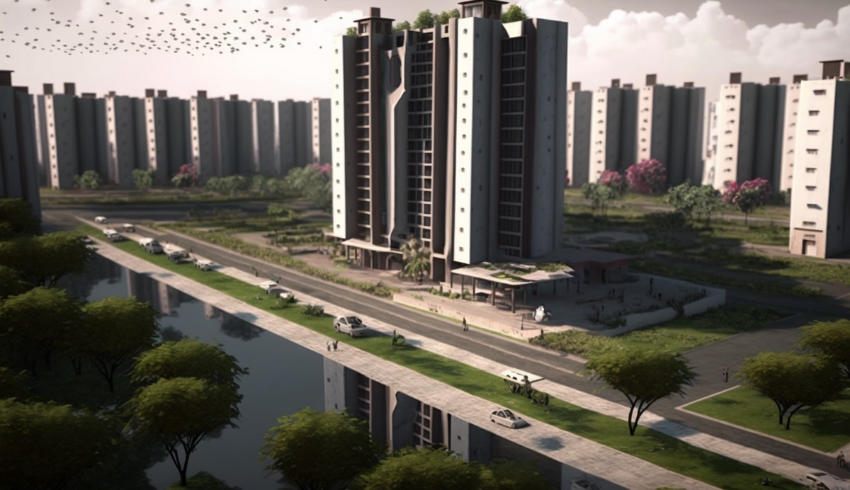 Illustration en image de la ville d'Indore 