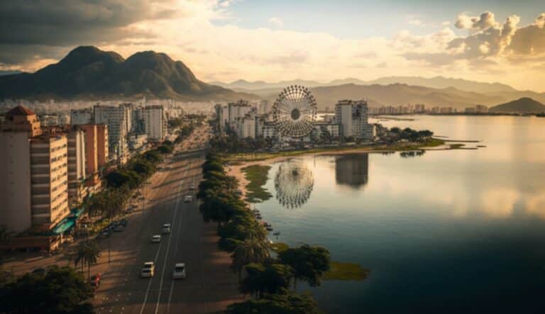 Illustration en image de la ville de Florianópolis