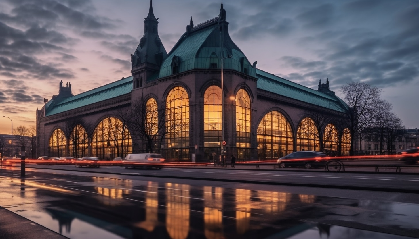 Illustration-en-image-dun-coin-dans-le-centre-ville-de-Leipzig