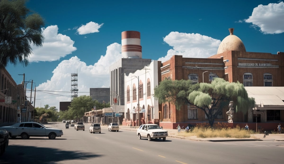 Illustration en image d'un coin de logement à Bulawayo