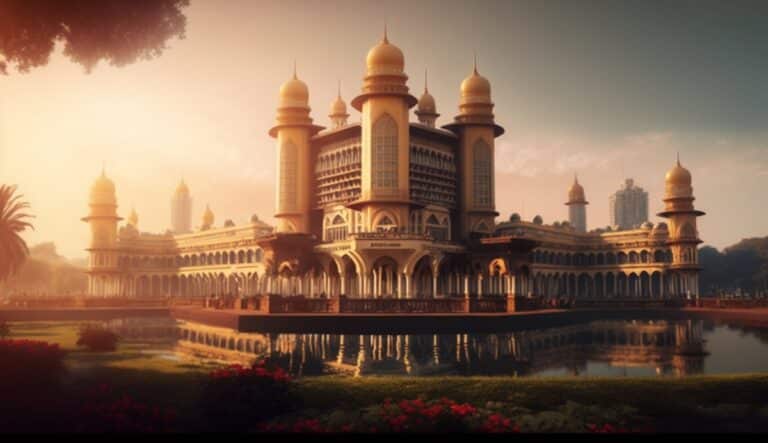 Illustration en image d'un coin emblématique dans la ville de Maisuru