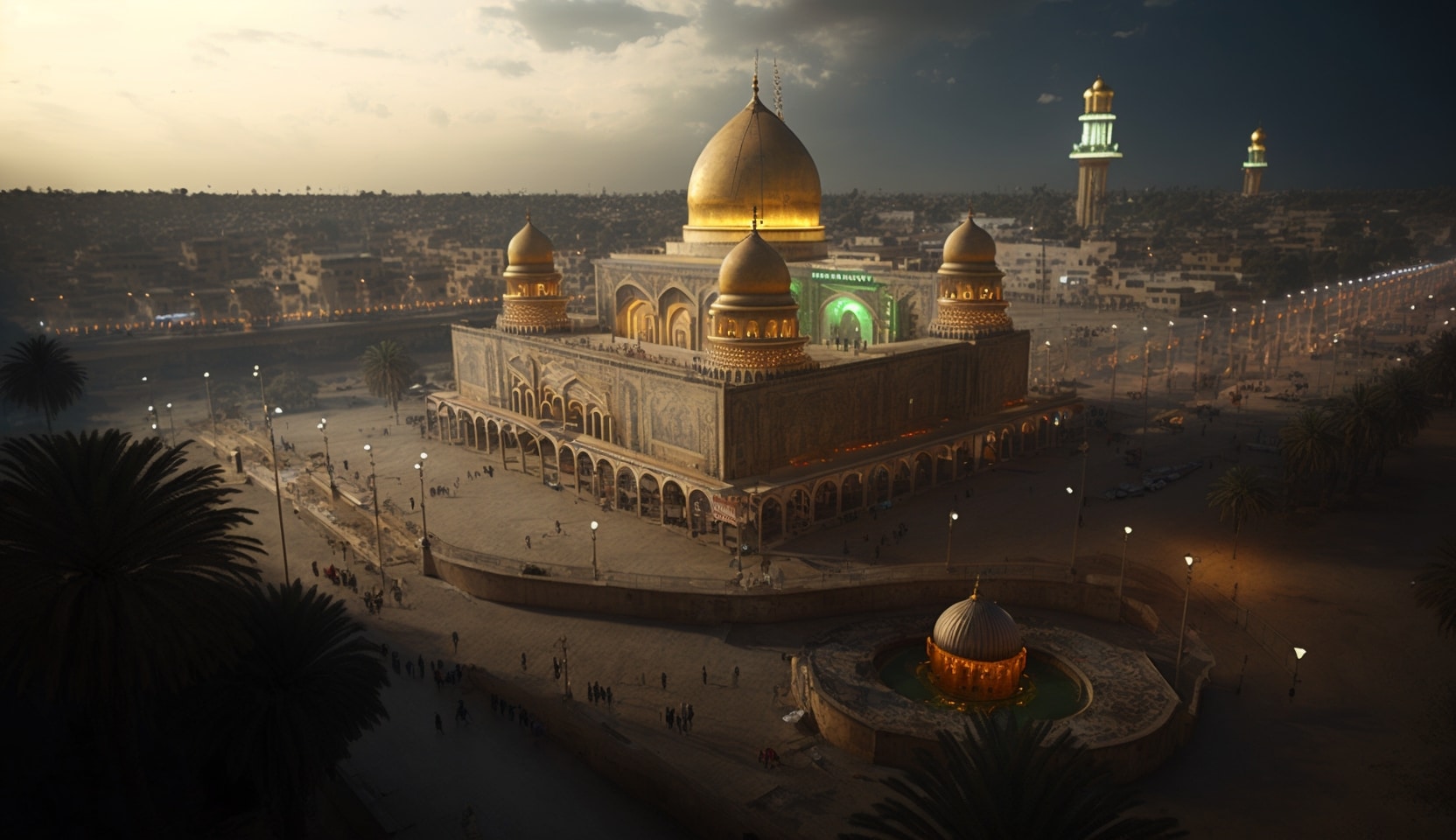 Illustration en image de la ville Kerbala