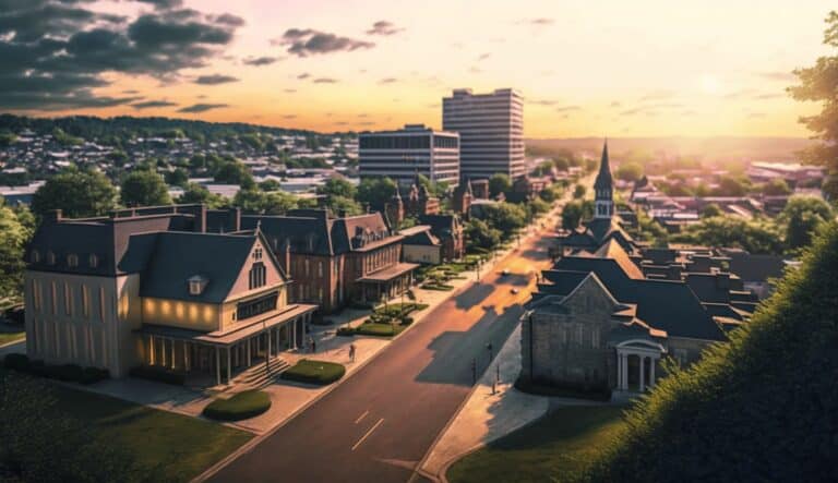 Illustration en image d'un coin d'hébergement à Knoxville