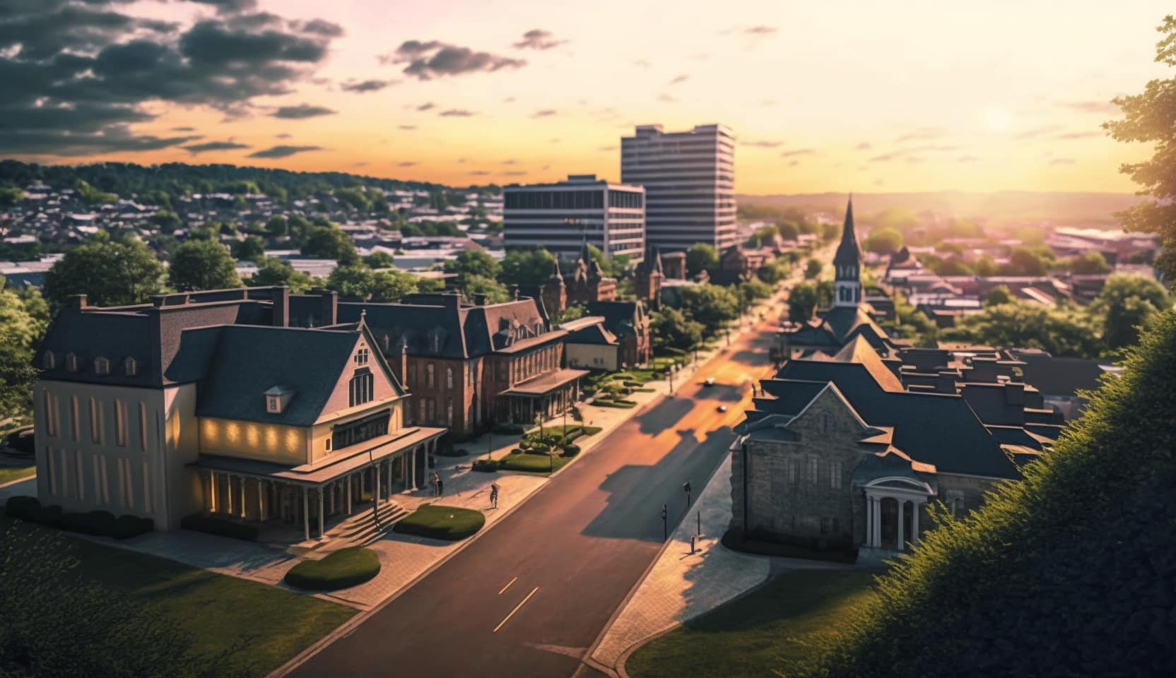 Illustration en image d'un coin d'hébergement à Knoxville