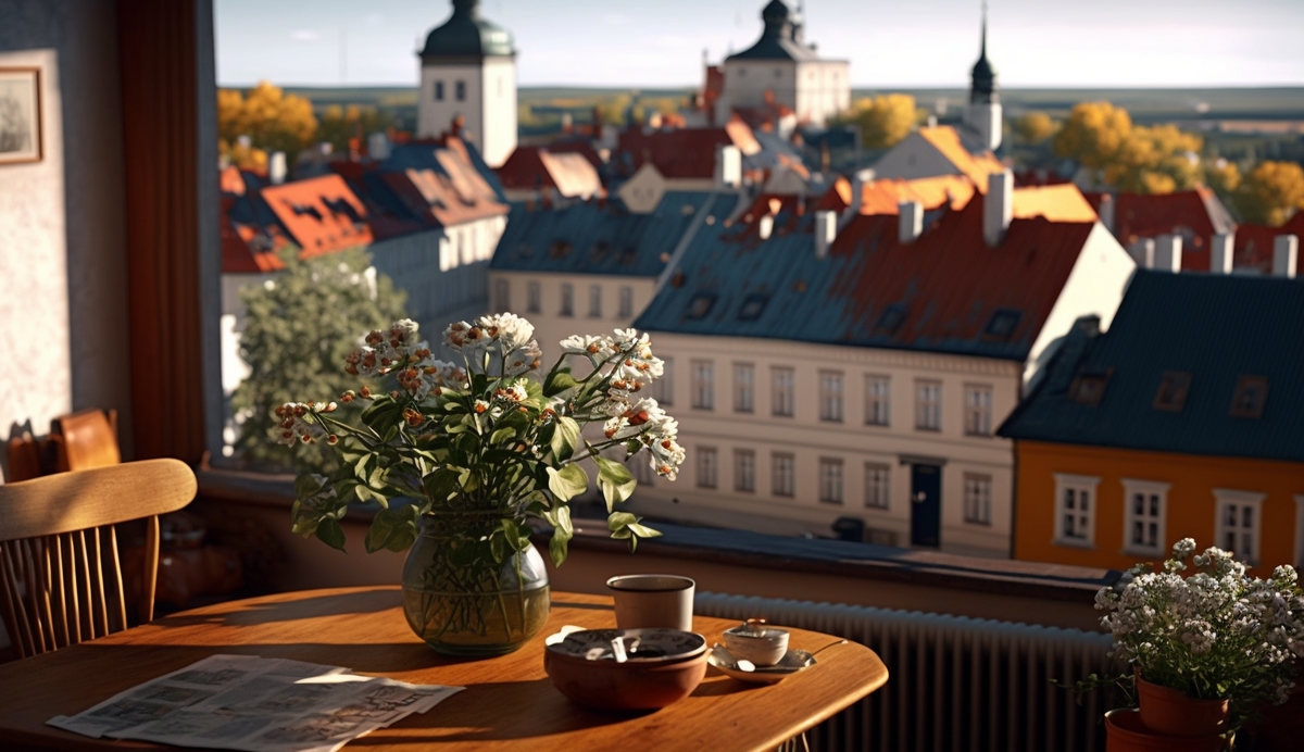 Illustration en image de la ville de Lituanie