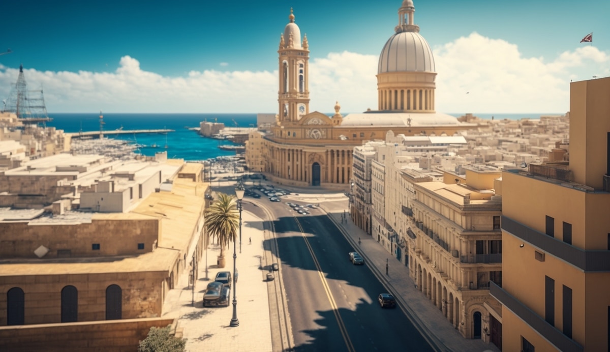 Illustration en image de Malte