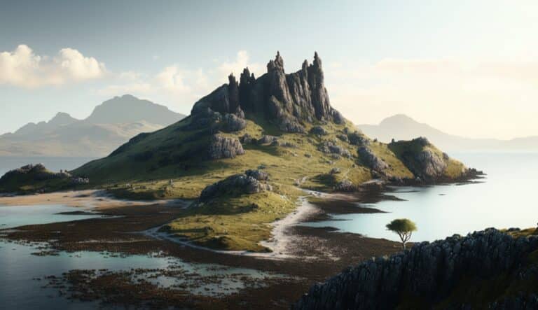 Illustration en image de l'île de Man