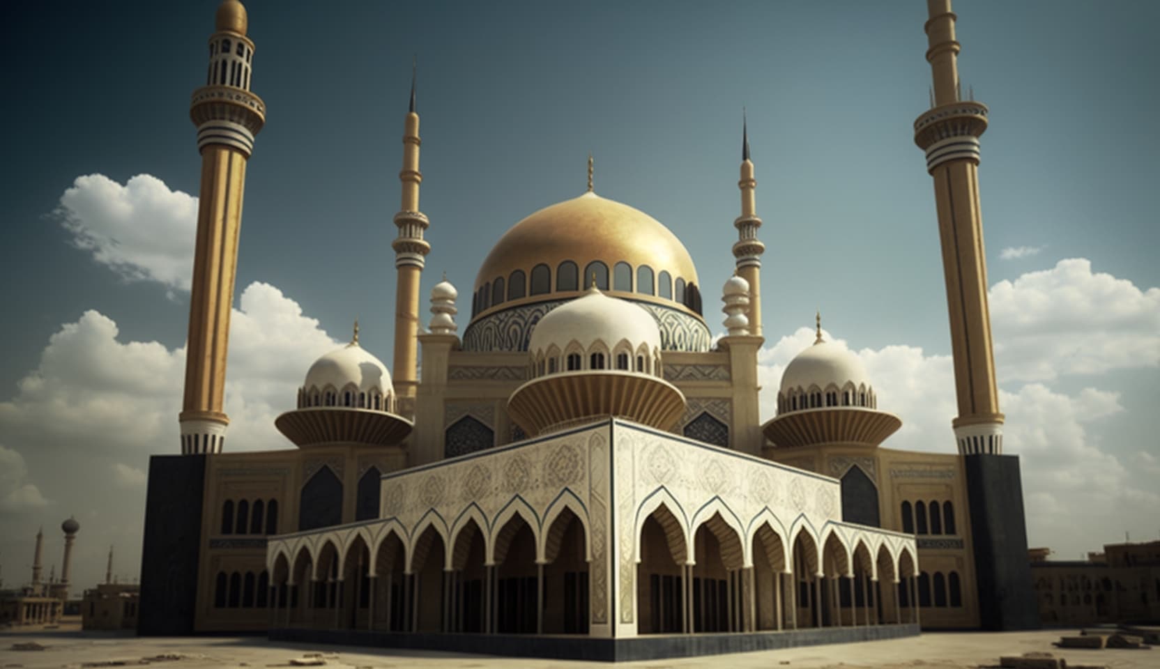 Illustration en image de la Mosquée Centrale de Ilorin