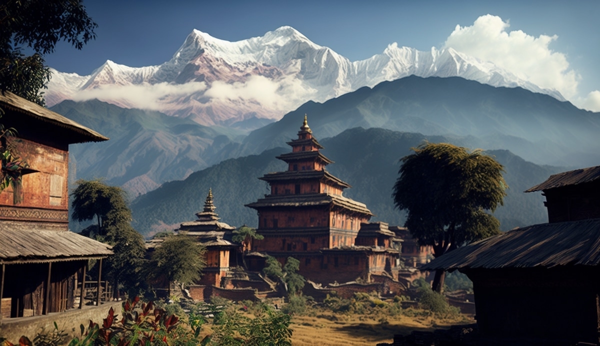 Illustration en image de Népal