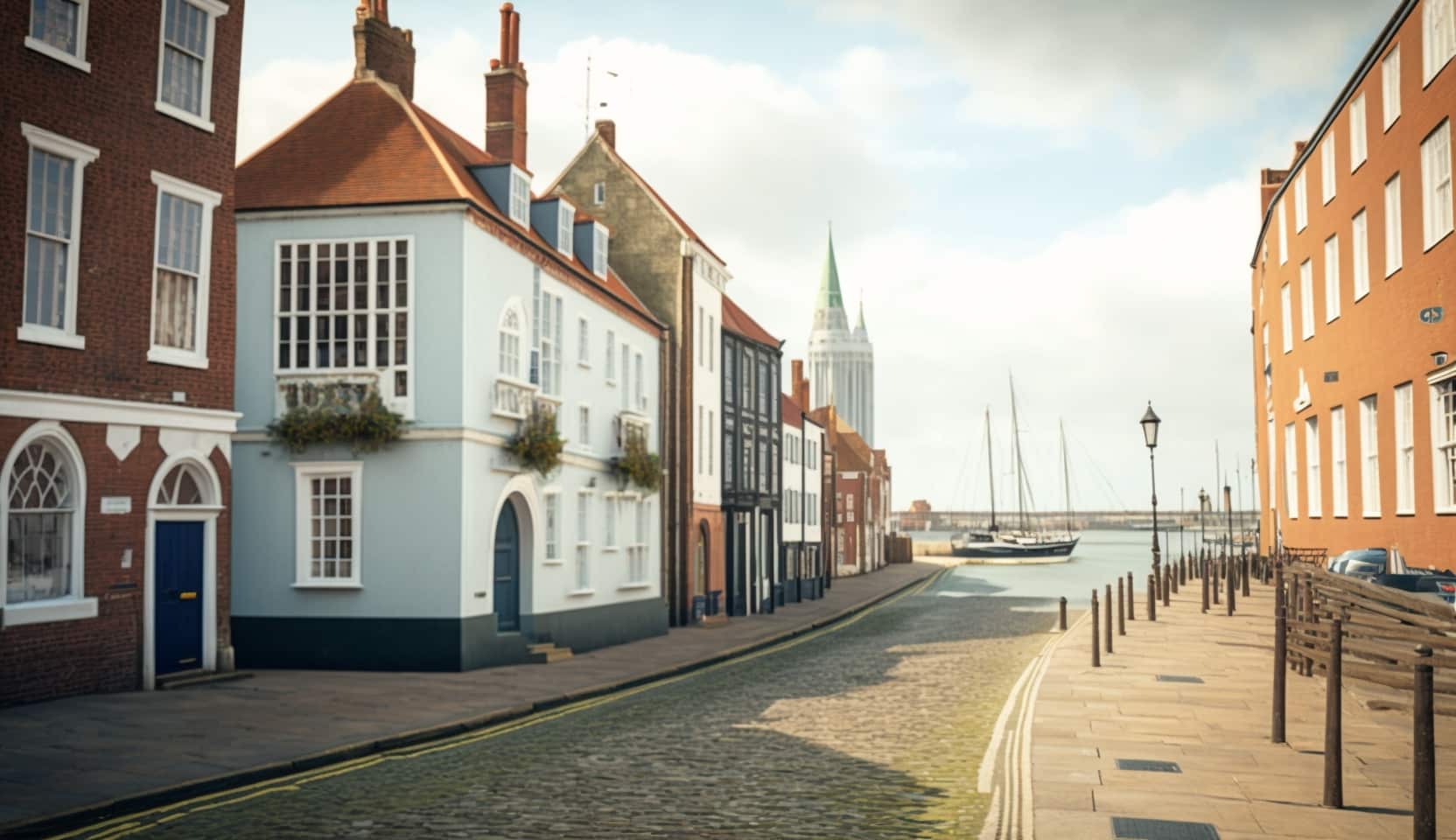 Illustration en image d'un coin d'hébergement à Portsmouth