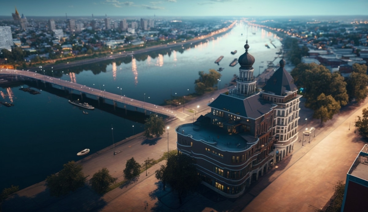 Illustration en image de la ville de Rostov sur le Don 