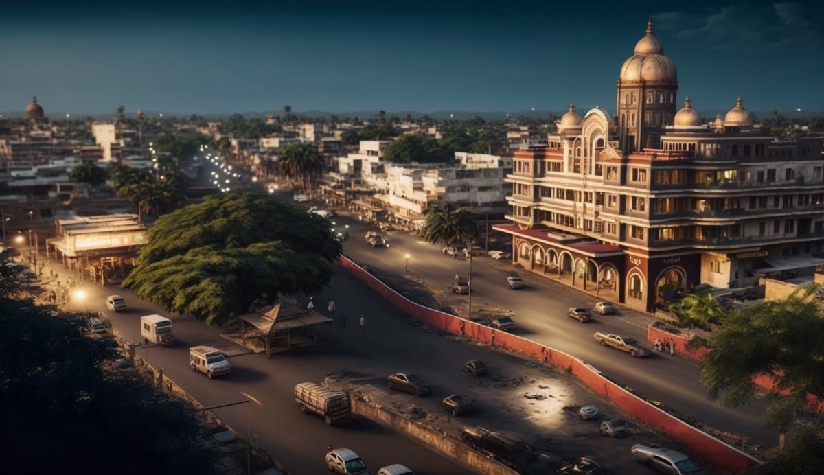 Illustration en image de la ville d'Indore 