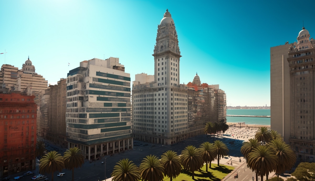 Illustration en image de la ville de Montevideo 