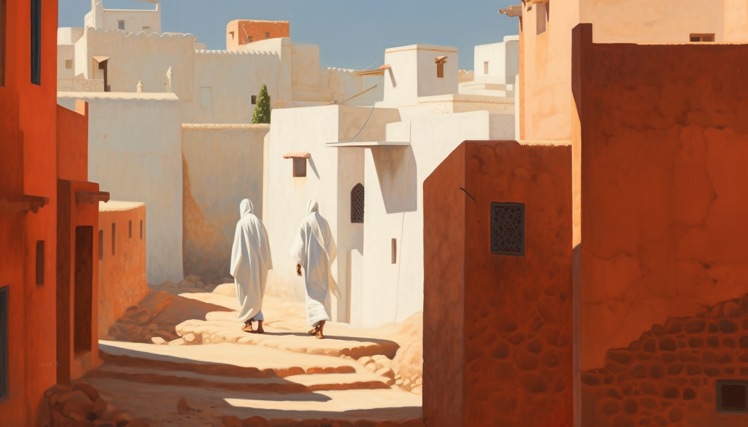 Illustration en image de la ville de Maroc