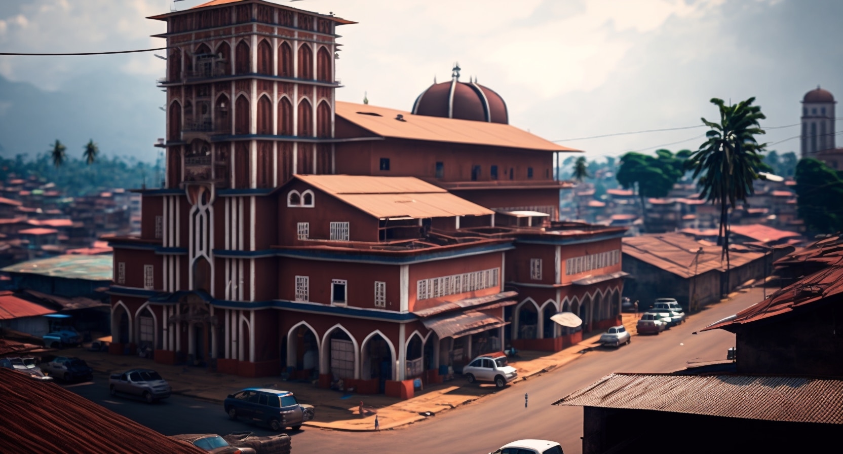 Illustration en image de la ville de Abeokuta